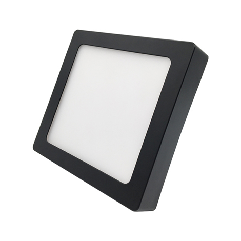 Surface Mounted LED Panel Light Square/Black