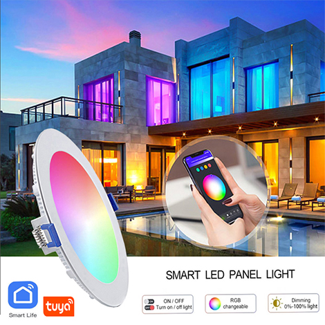 Smart LED Panel Light RGB+CCT Recessed